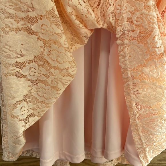 Altar’d State, Peach, Lace Dress with adjustable straps - Picture 5 of 7